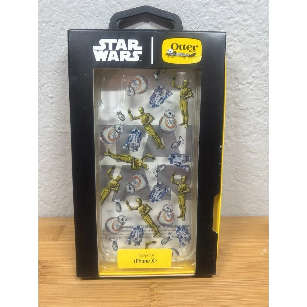 OtterBox Apple iPhone XR Star Wars Symmetry Case‎ - Droids Otter Box Case Clear